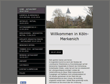 Tablet Screenshot of koeln-merkenich.de